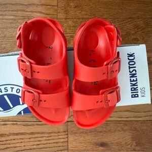 Milano EVA kids Active Red Birkenstock Sandals